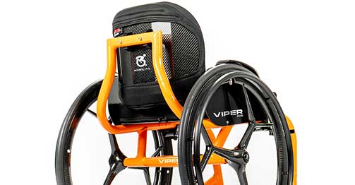 Cadeira de Rodas Ultraleve RS Viper com Fibra de Carbono