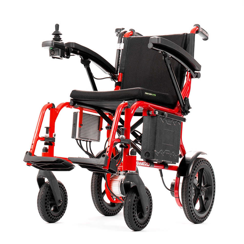 Cadeira de Rodas Motorizada Infantil Power Kids Power Lite - Cor: Vermelho