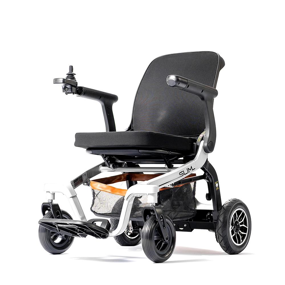 Cadeira de Rodas Motorizada Slim Power Lite - Cor: Branco
