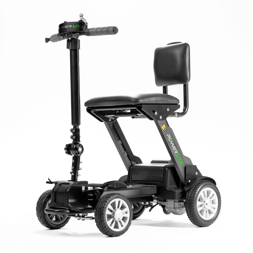 Scooter Elétrica Dobrável Motorizada Mini S Power Lite - Cor: Preto
