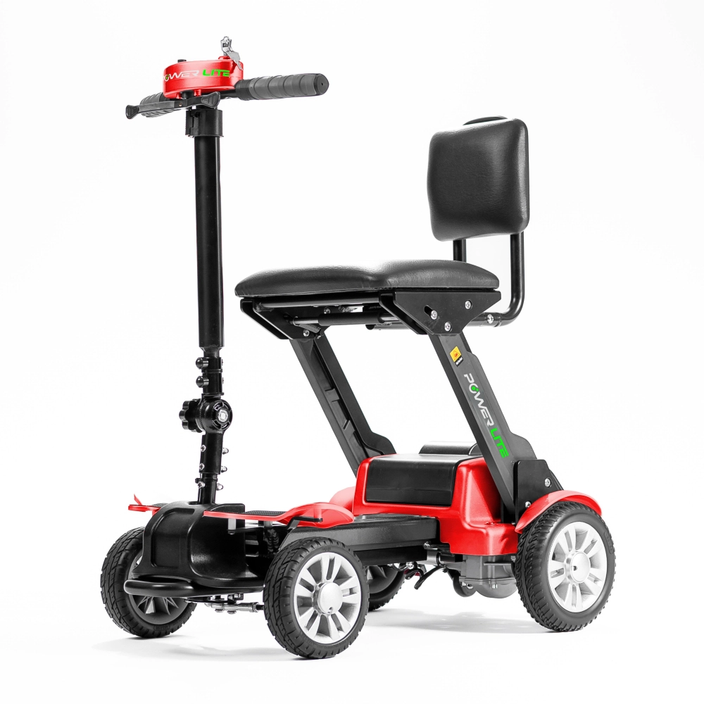 Scooter Elétrica Dobrável Motorizada Mini S Power Lite - Cor: Vermelho