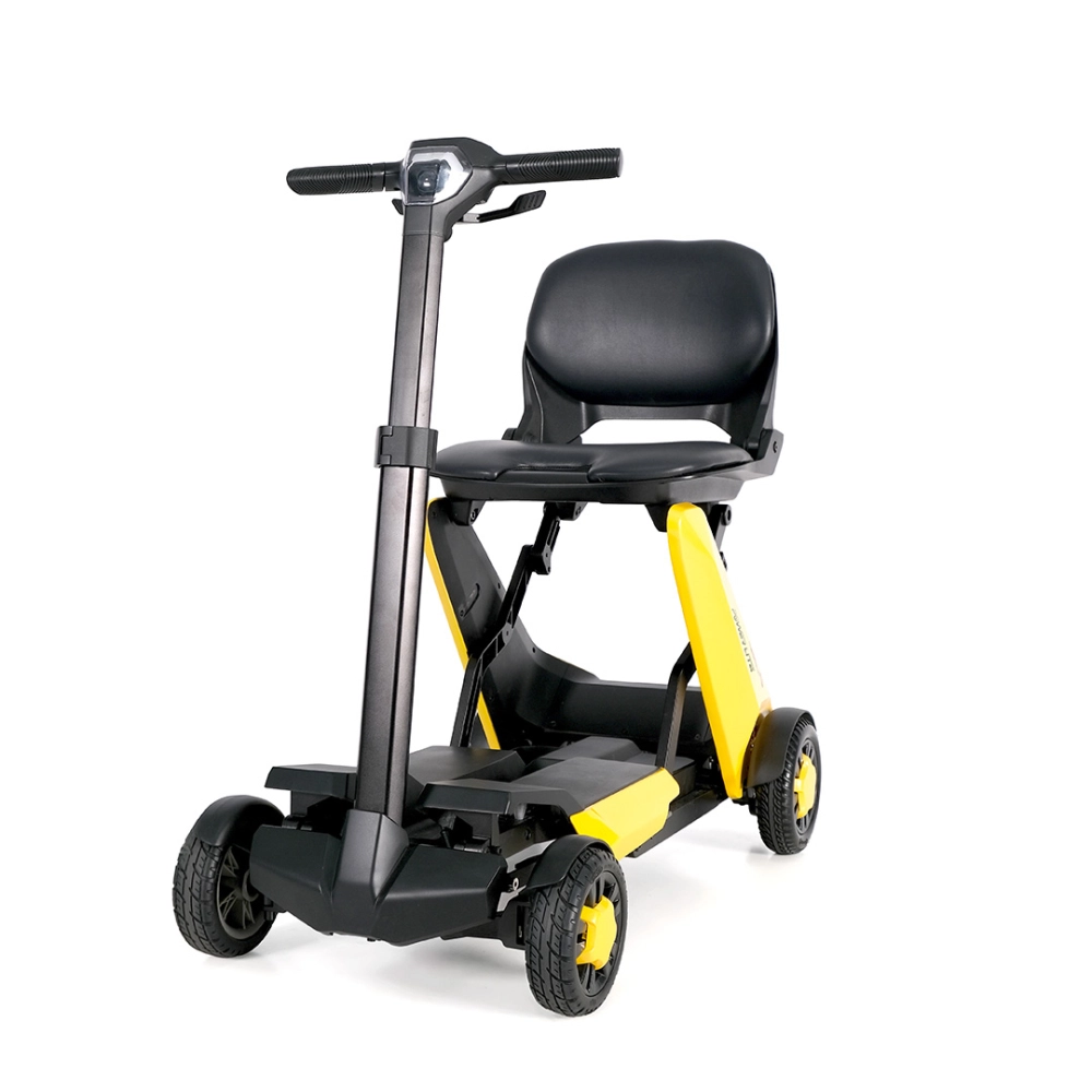 Scooter Elétrica Motorizada Dobrável Easy Go Power Lite - Cor: Amarelo