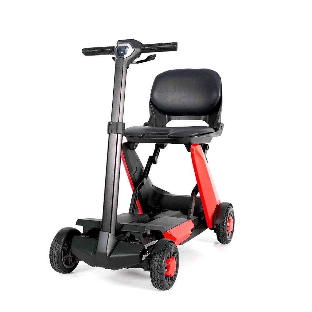 Scooter Elétrica Motorizada Dobrável Easy Go Power Lite - Cor: Vermelho